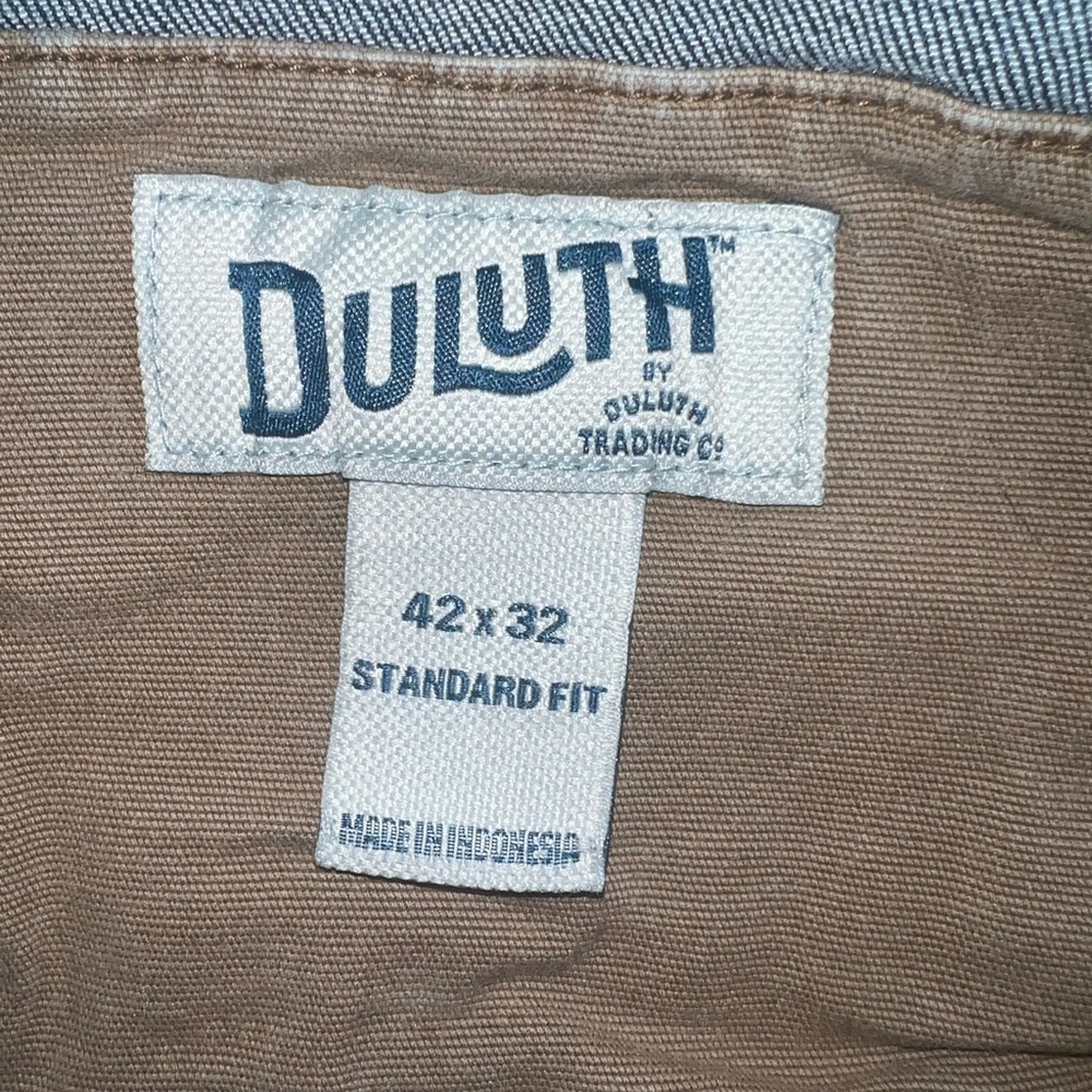 Men’s Duluth Trading Co. ‘Ballroom Double Flex’ size 42x32 blue jeans